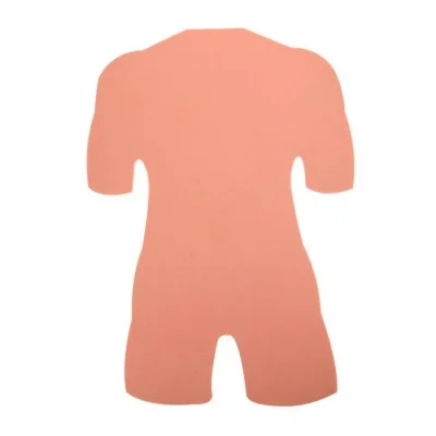 Piel de entrenamiento para la espalda - 60x42cm - 6mm