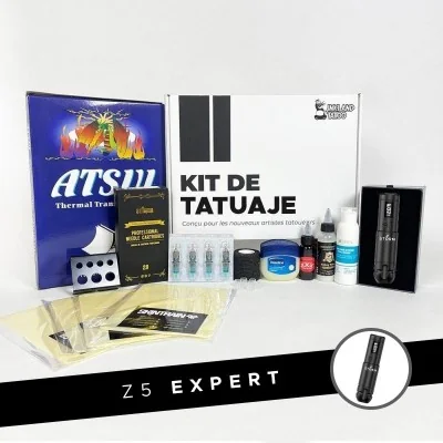Kit de tatuaje Z5 Expert - Máquina inalámbrica con batería