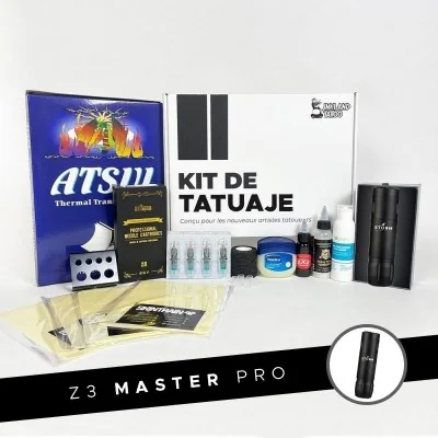 Kit de tatuaje Z3 Master - Máquina inalámbrica a batería