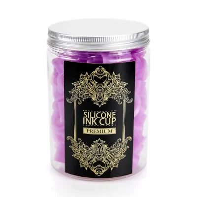 Cápsulas Para Tinta Silicona Premium - Púrpura - 100 piezas