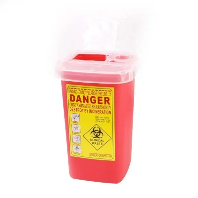 Bote de basura para agujas de tatuaje 1L