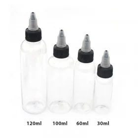 Botellas de tinta vacías