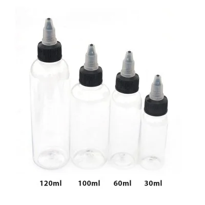 Botellas de tinta vacías