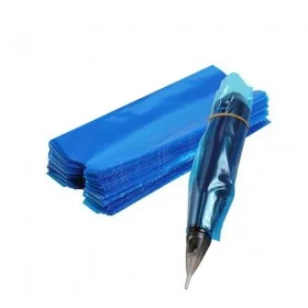 Protección Azul para Máquina de Tatuaje - 100 piezas - 45x150mm