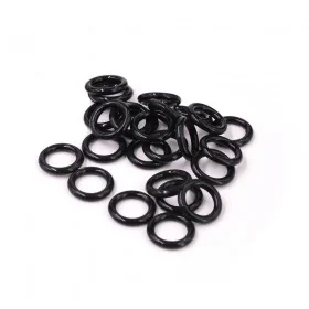 Juntas tóricas de silicona negra - 15mm - 100 piezas