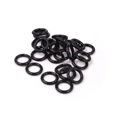 Juntas tóricas de silicona negra - 15mm - 100 piezas