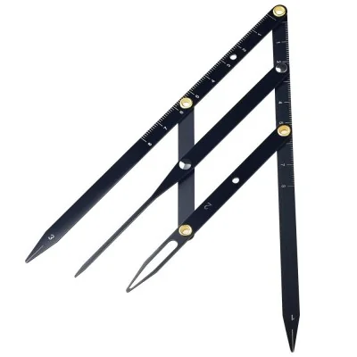 Regla de brújula de cejas PMU