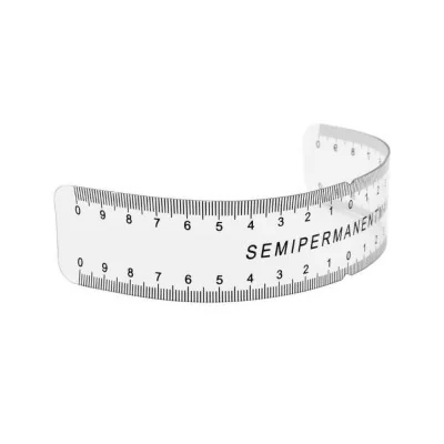 Regla de cejas de plástico suave