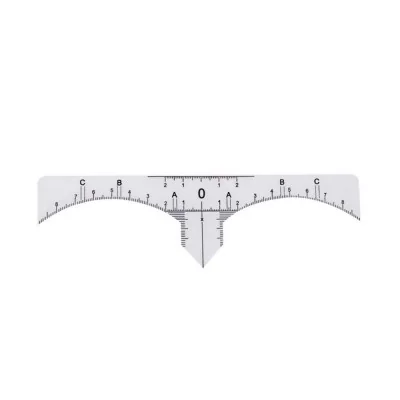 Reglas de cejas adhesivas desechables - 50 piezas